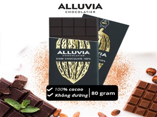 Socola đen Alluvia 100% - 80gr