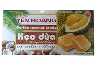 Kẹo dừa vị sầu riêng Yến Hoàng